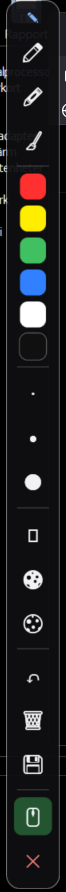 Drawing toolbar